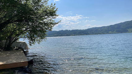 Attersee Taucheinstiegstelle Liebesbrücke