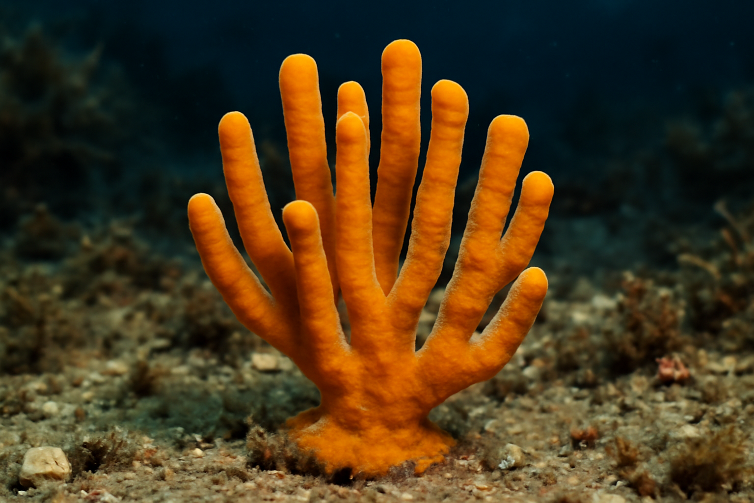 Orange Finger Sponge