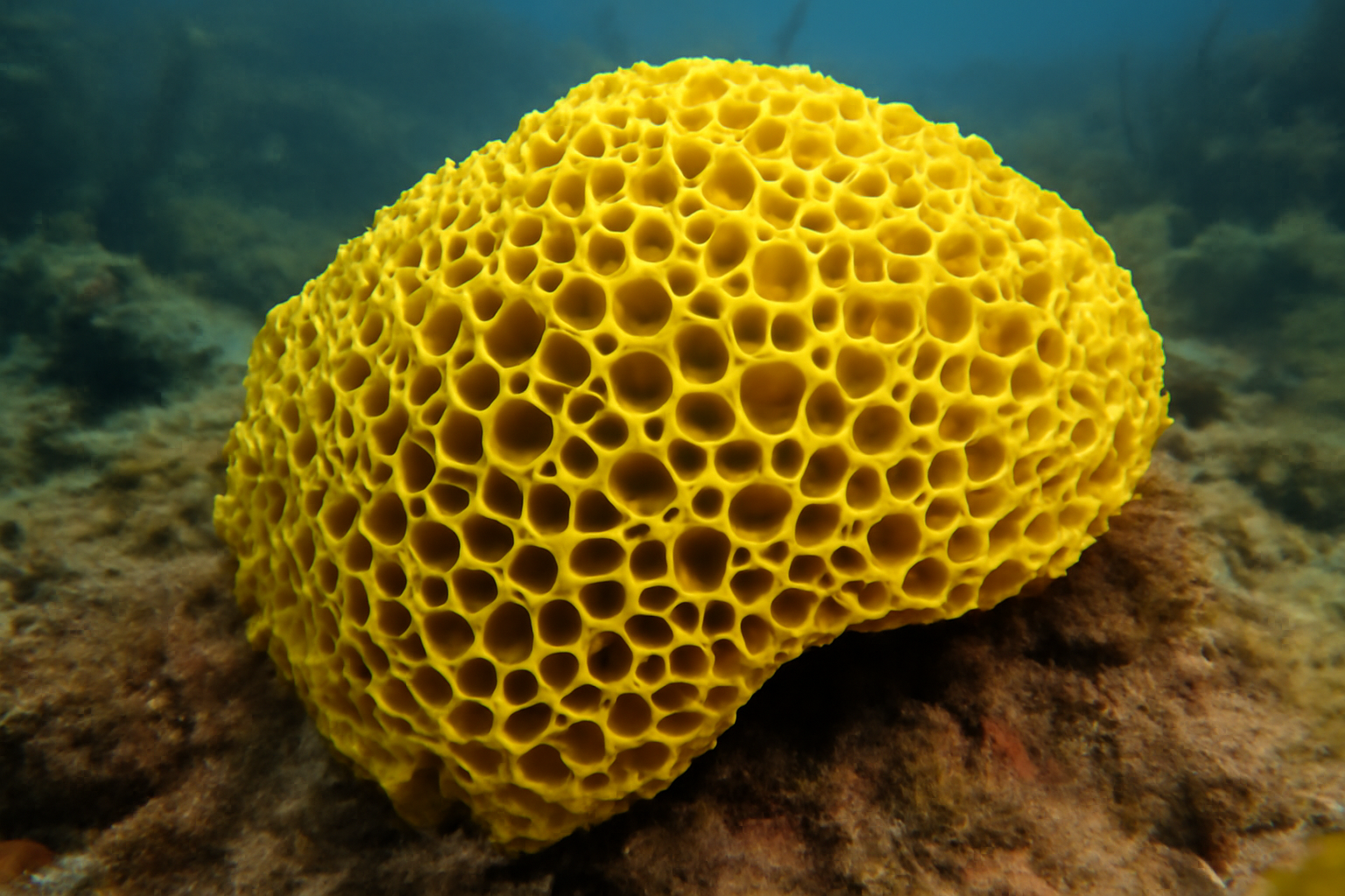 Yellow Lattice Sponge
