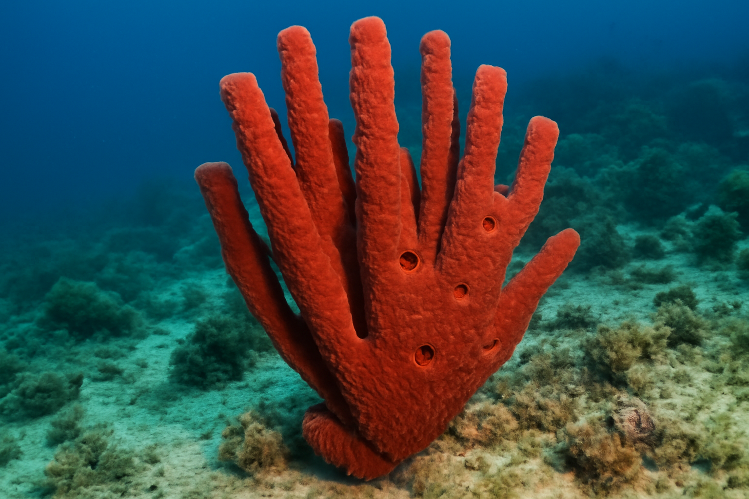 Red Rope Sponge