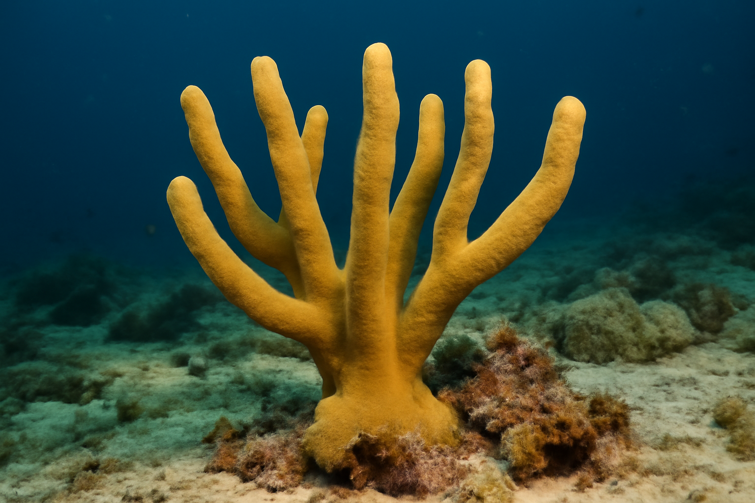 Thick-branched dendrilla sponge