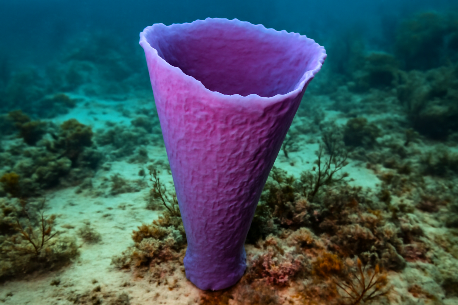 Purple Vase Sponge