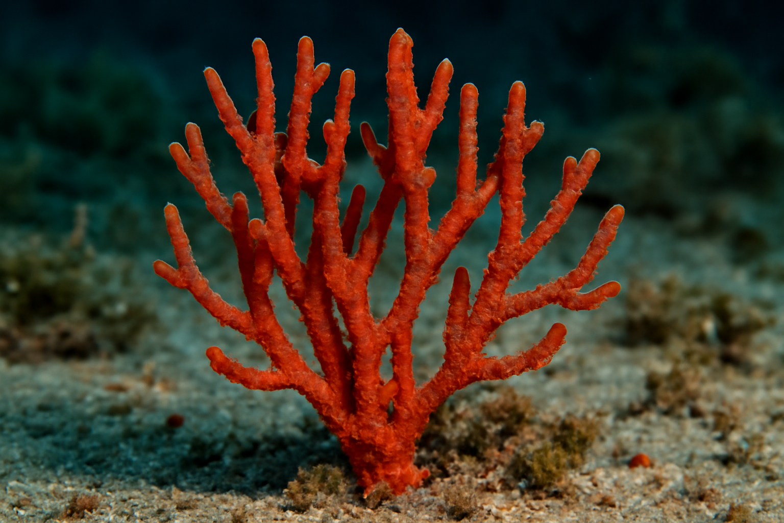 Fragile Red Sponge