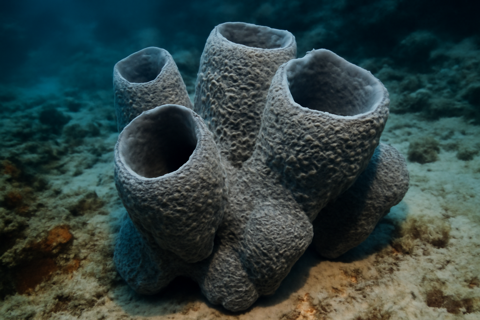 Gray sea sponge