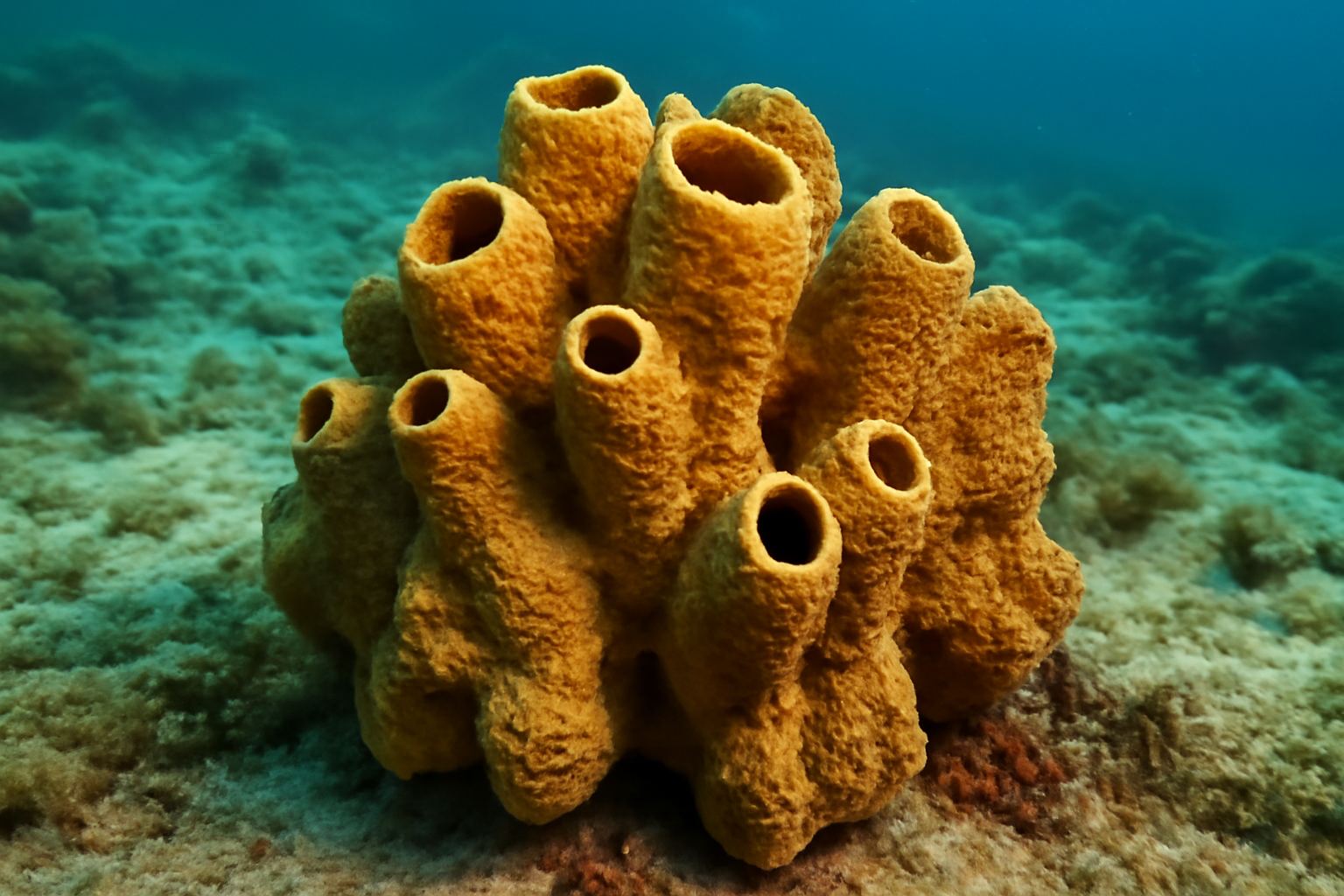 Rough tube sponge