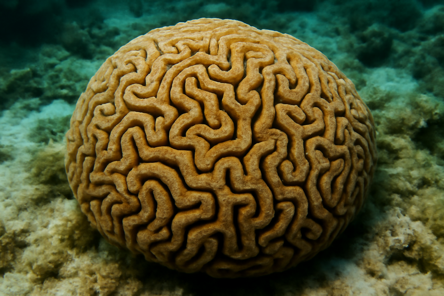 Contorted Brain Coral