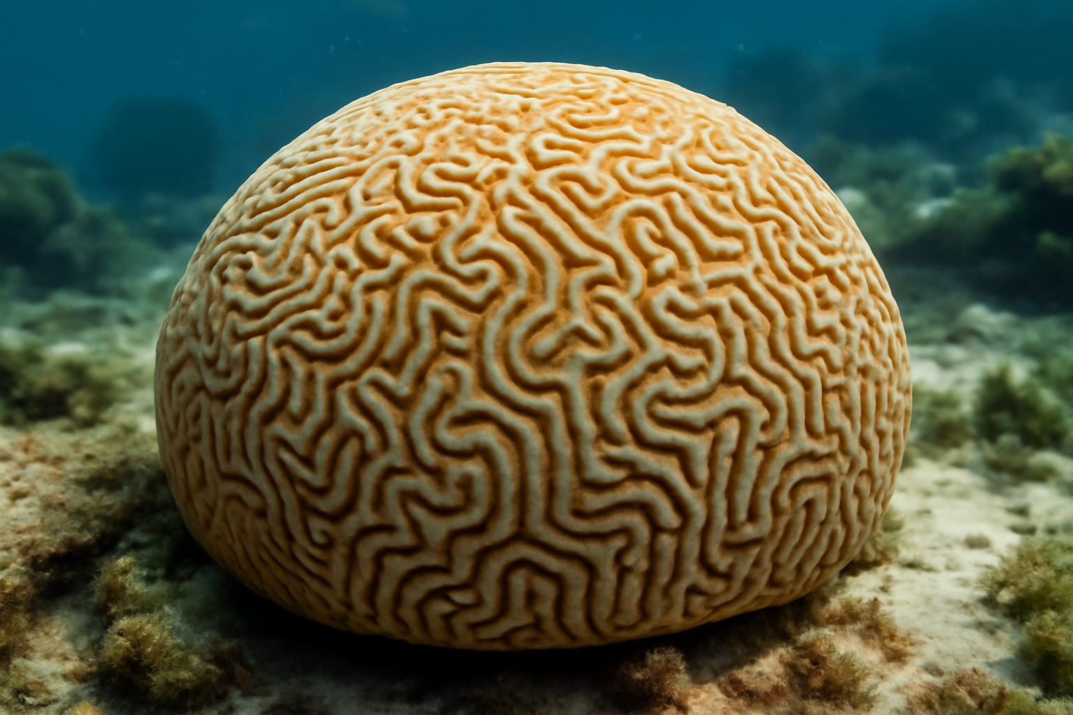 Boulder brain coral