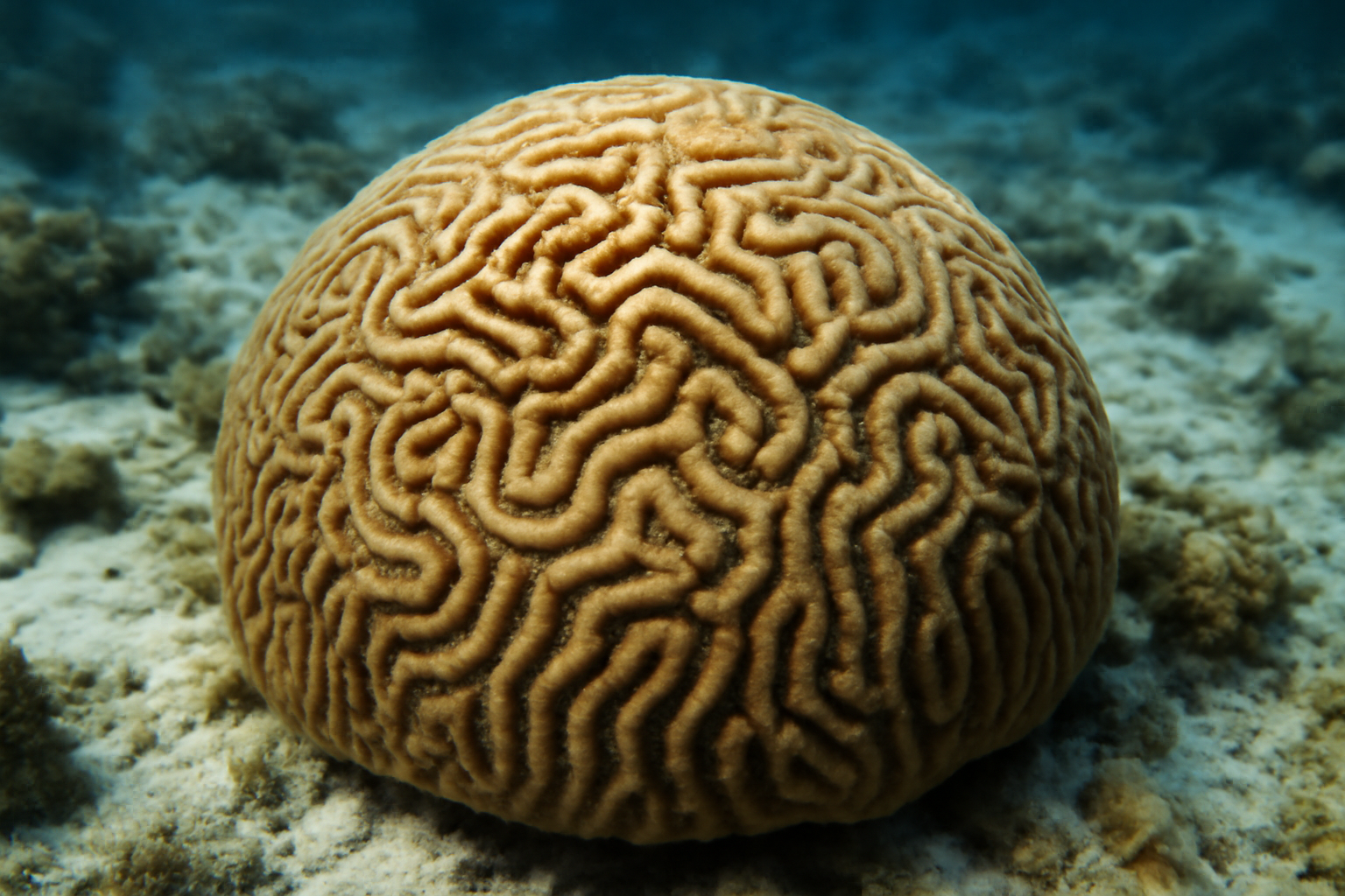 Grooved brain coral