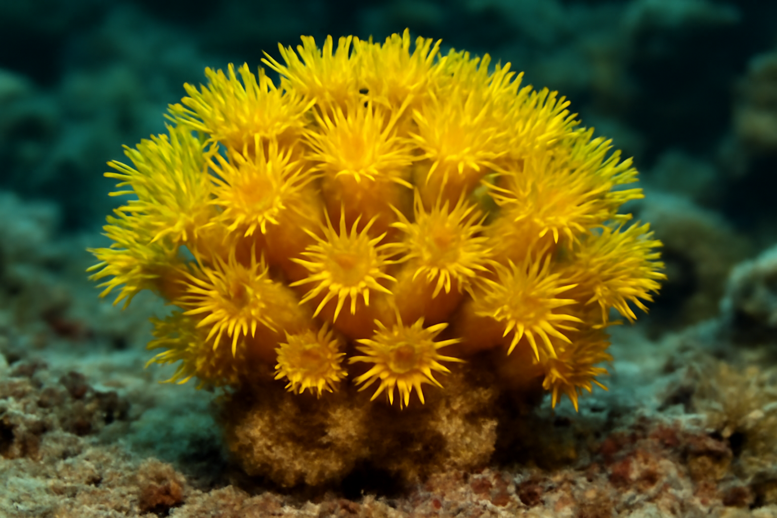 Yellow Flowerpot Coral