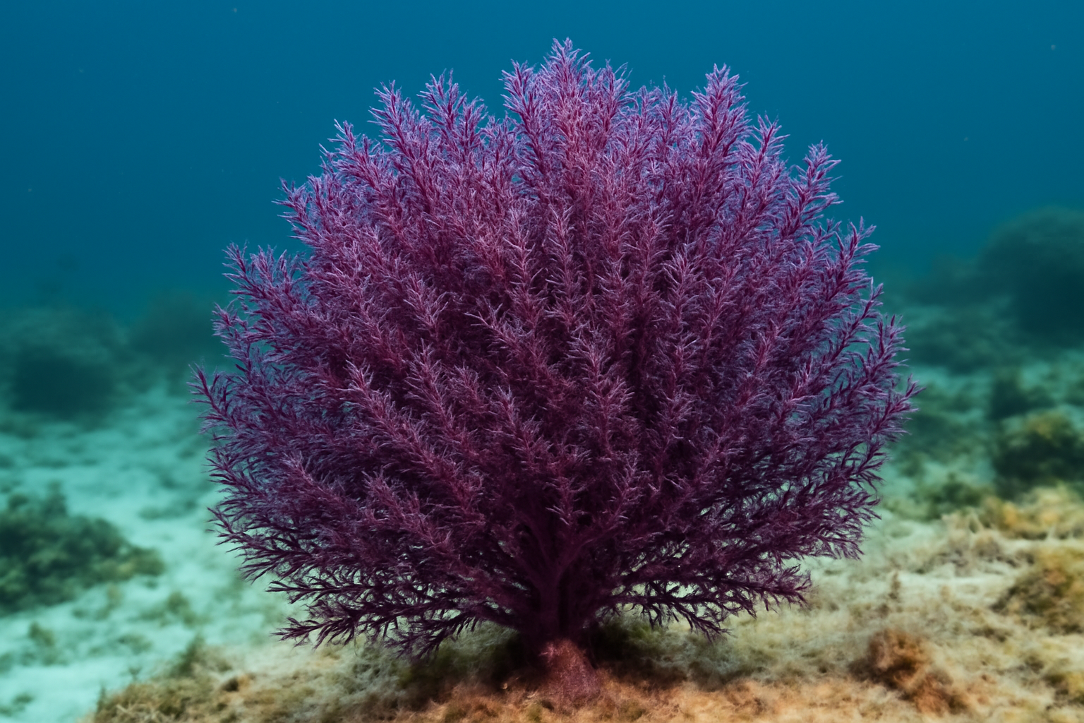 Purple Bushy Sea Fan