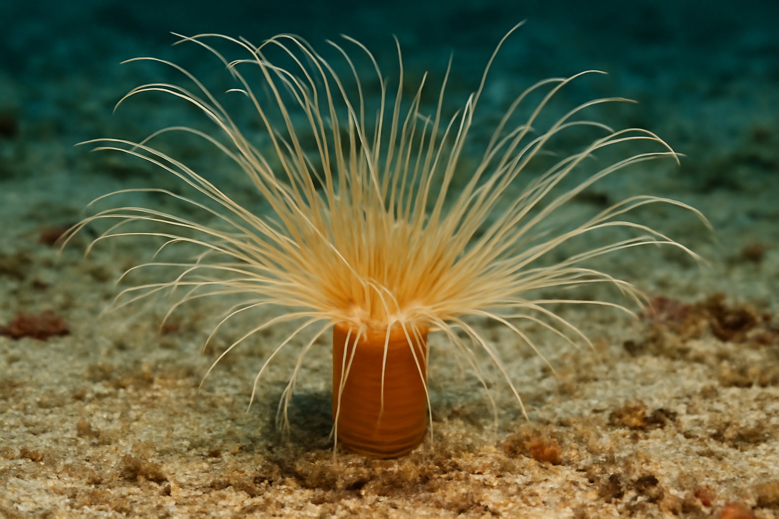 Long-tentacle tube anemone