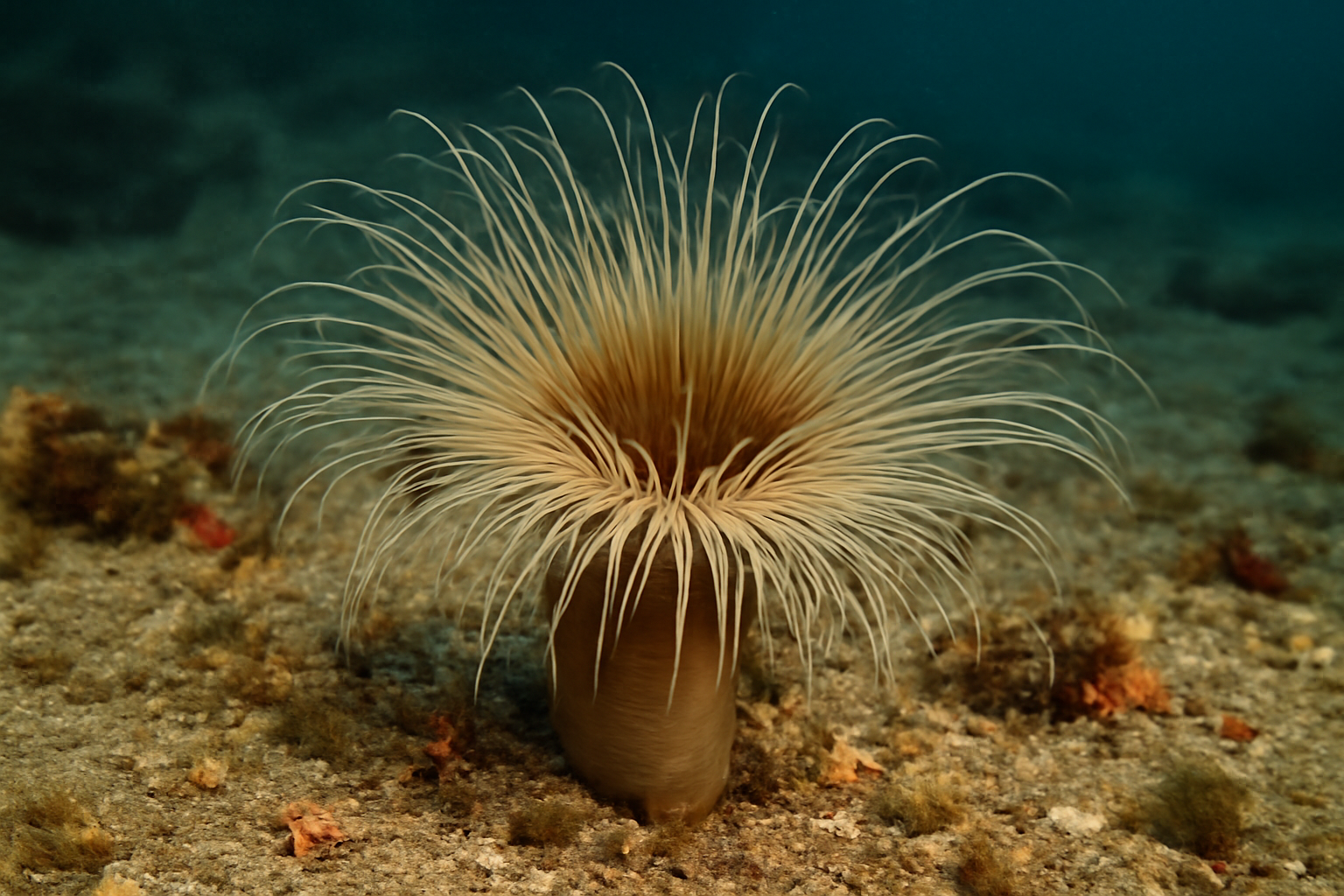 Mediterranean tube anemone