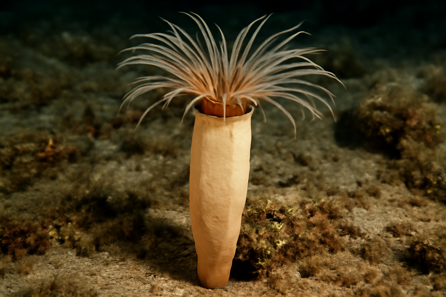 American Parchment Tube Worm