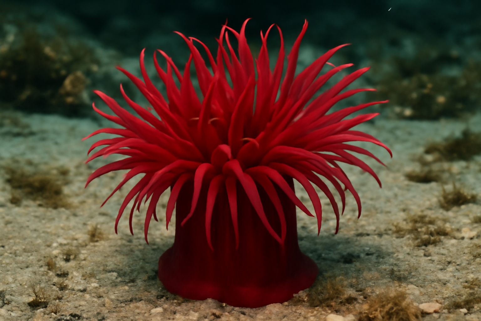 Red Deep-Sea Anemone