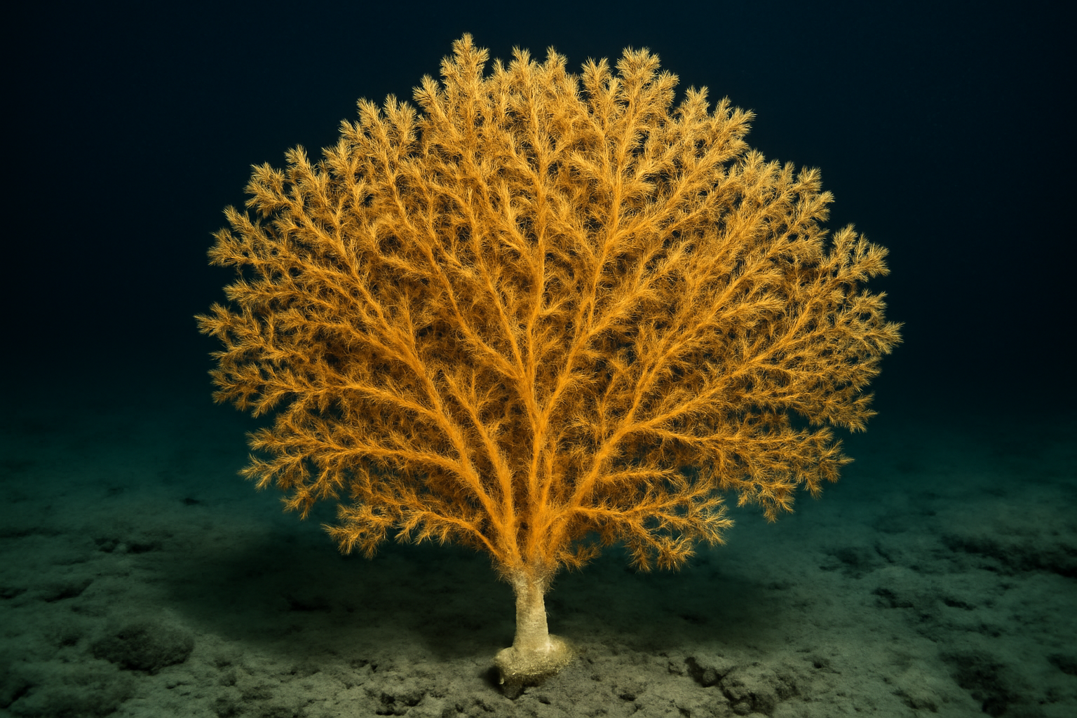 Deep sea golden coral