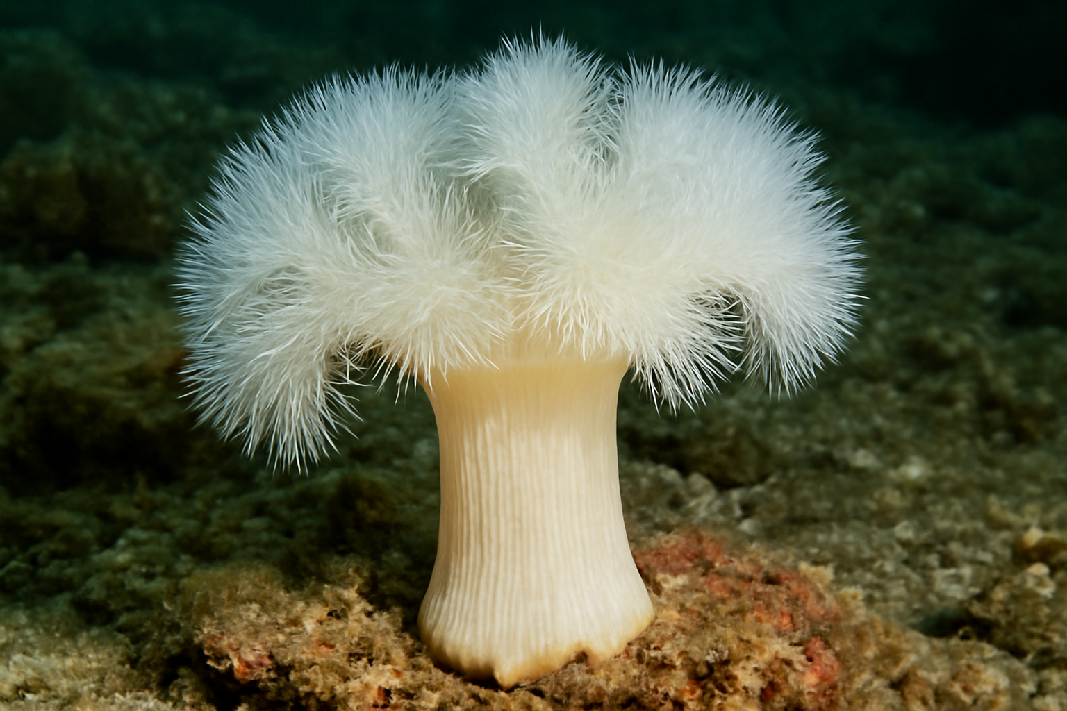 White Sea Anemone