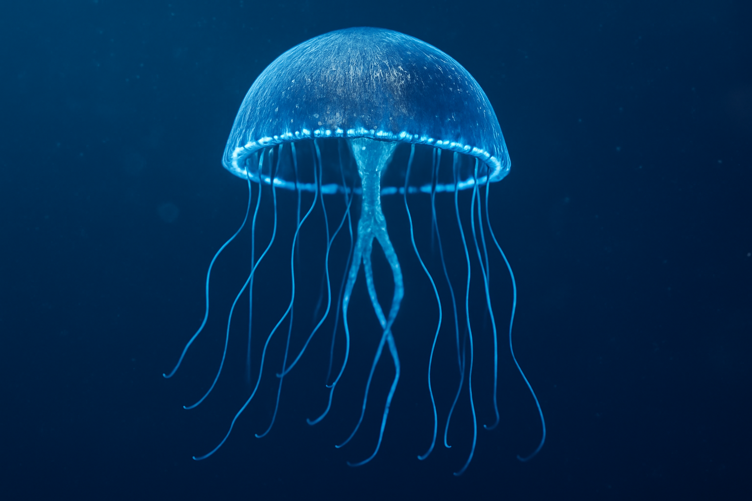 Blue String Jellyfish