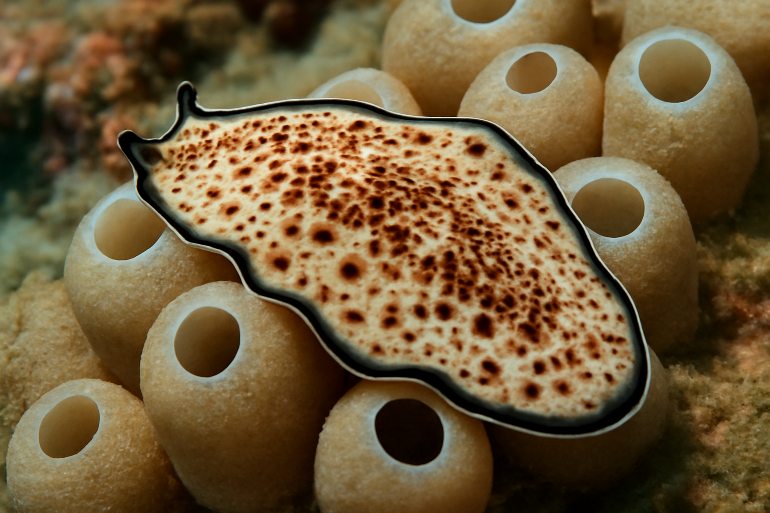 Tunicate-infesting flatworm