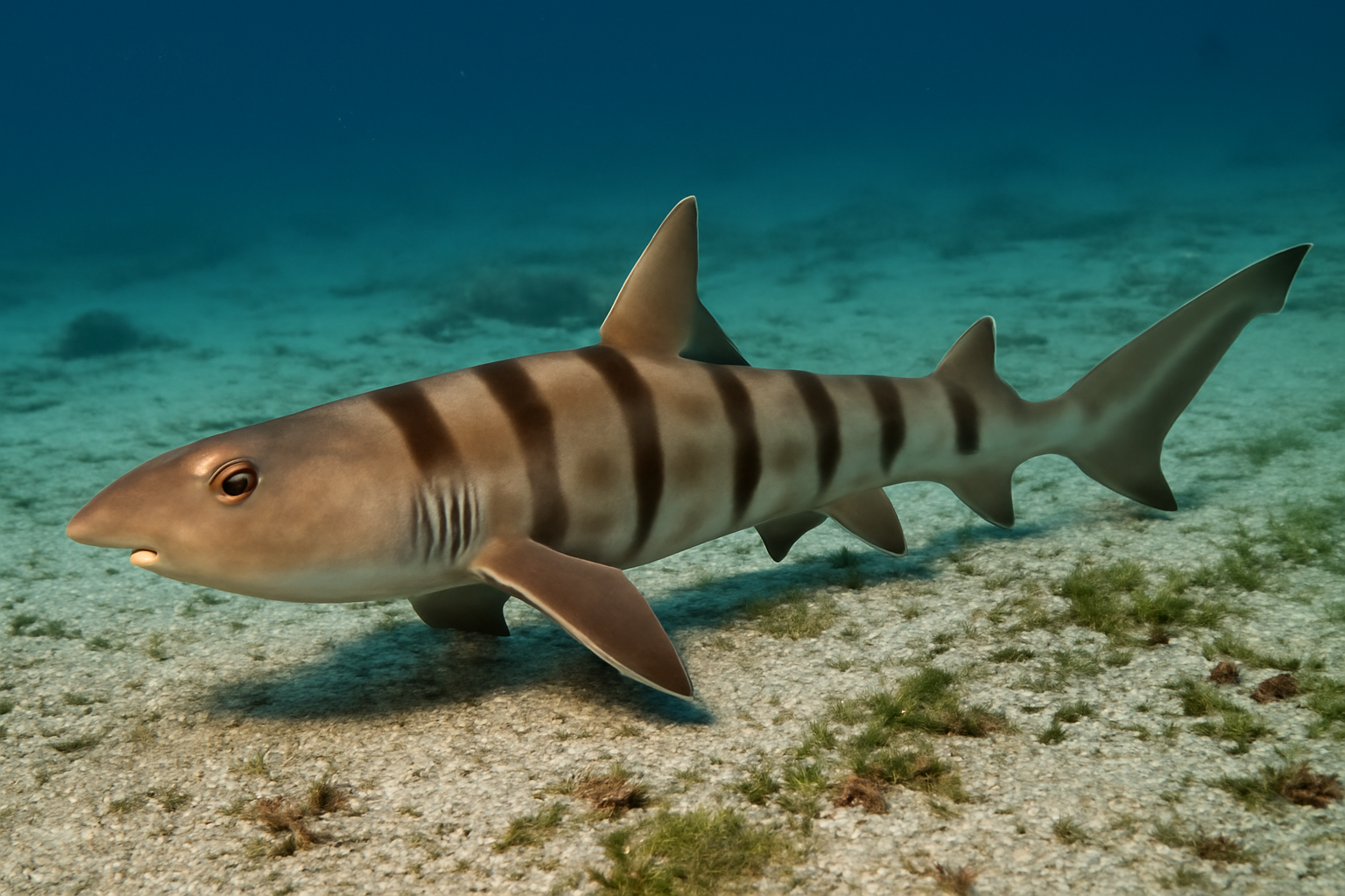 Banded Wedge Shark