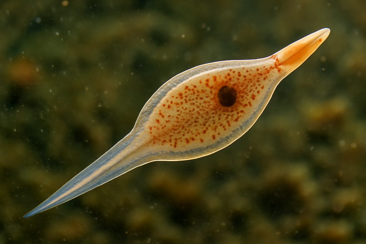 Xiphidiocercariae liver fluke