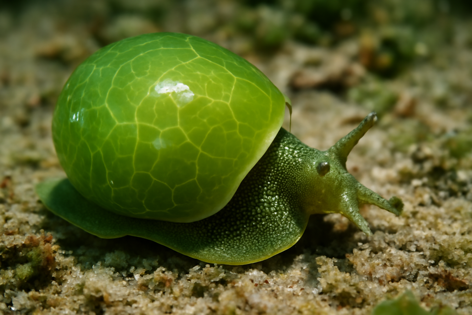 Green Bubble Snail