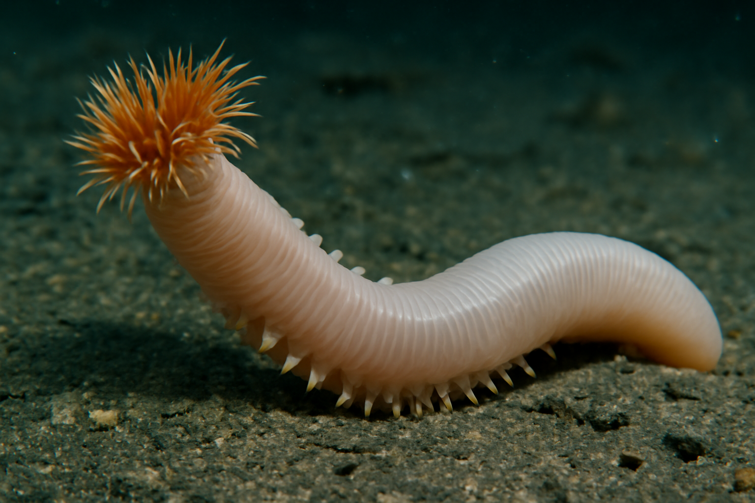 Deep-sea sand worm