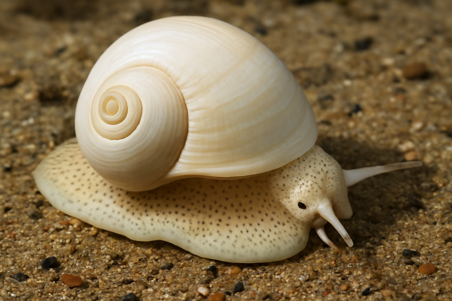 White Moon Snail