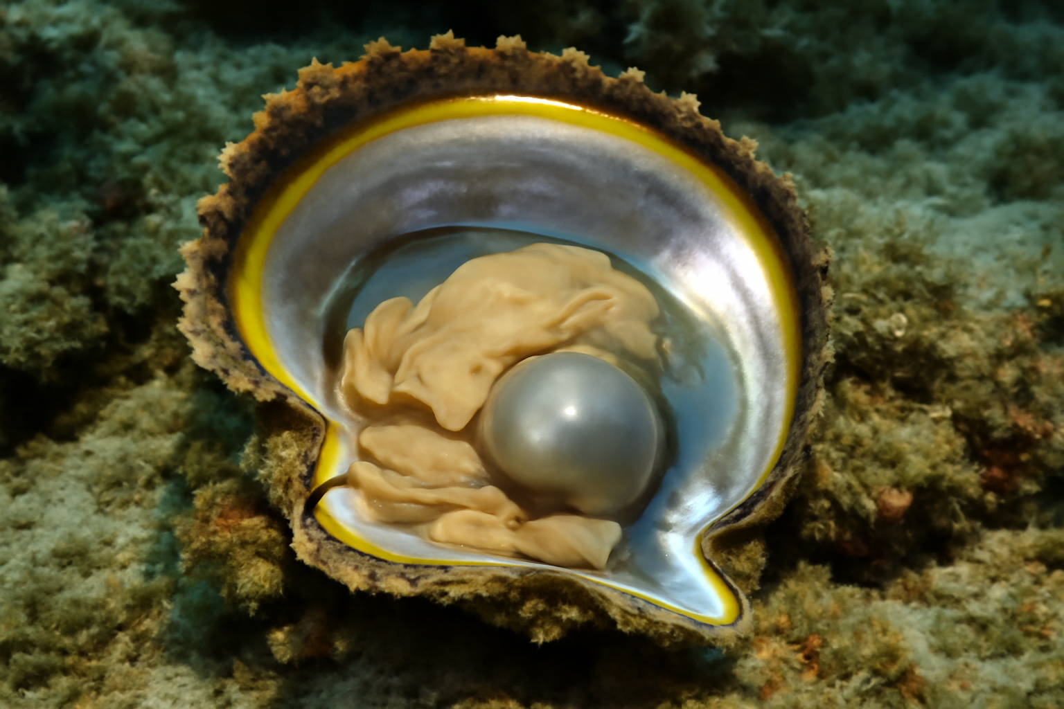Gold-lip pearl oyster
