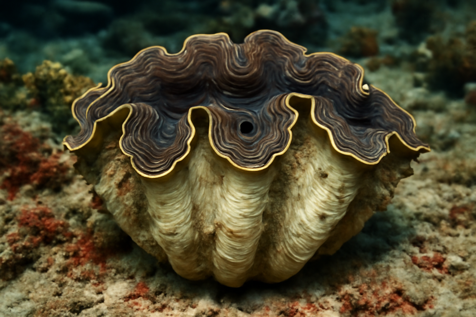 Hippopus Clam
