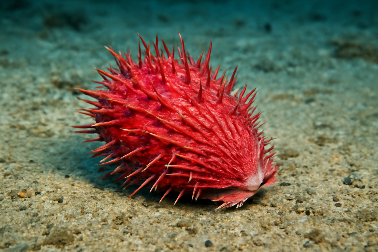 Red Spiny Trough Shell
