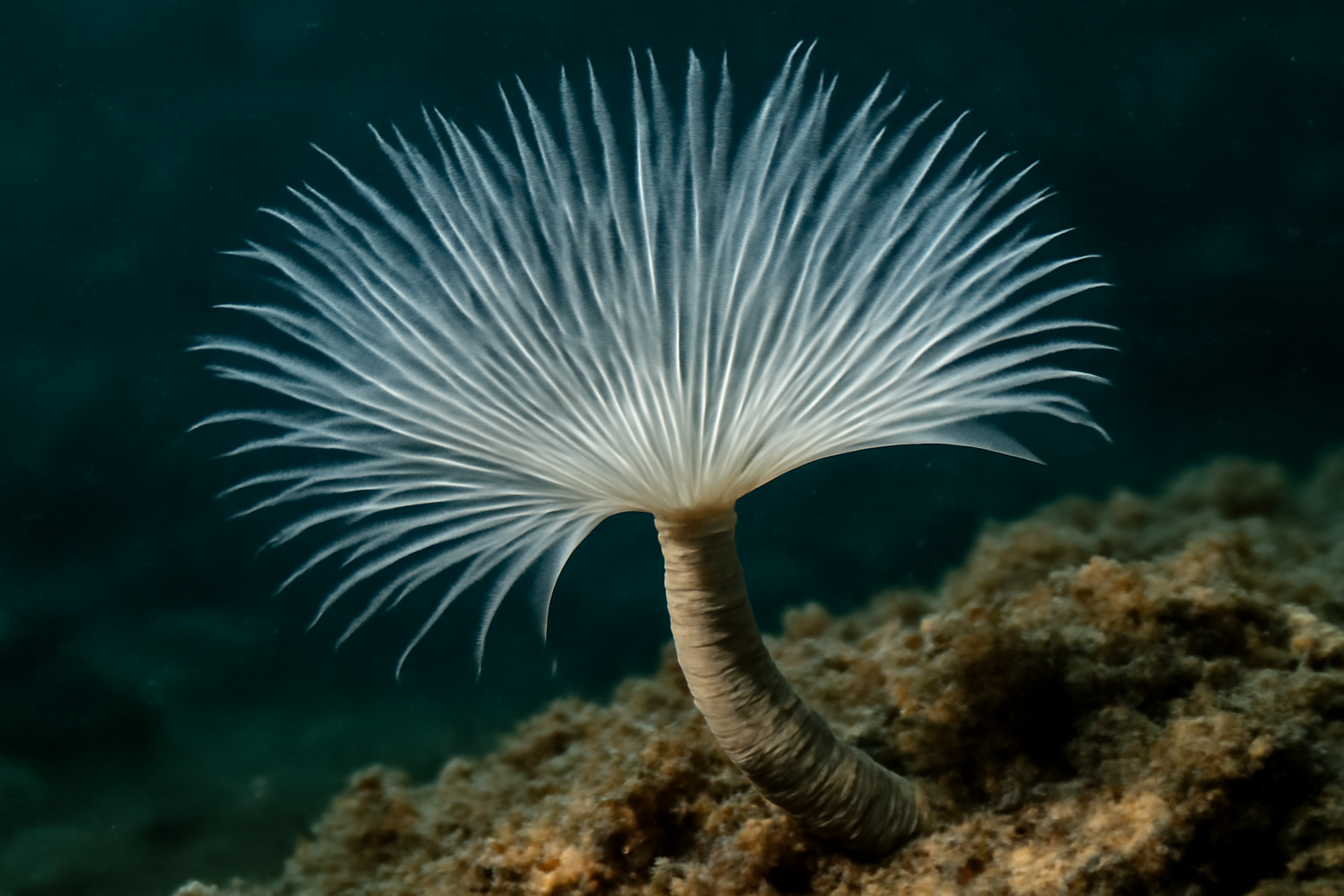 Silver Tube Worm