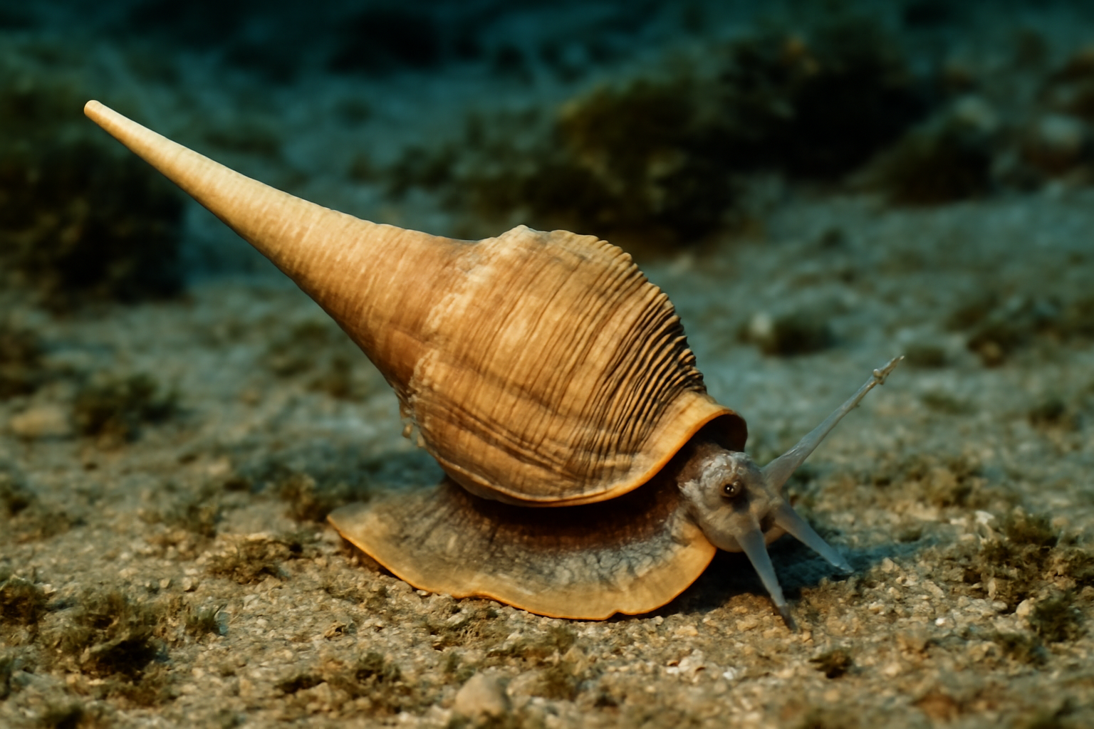 Angled unicorn shell