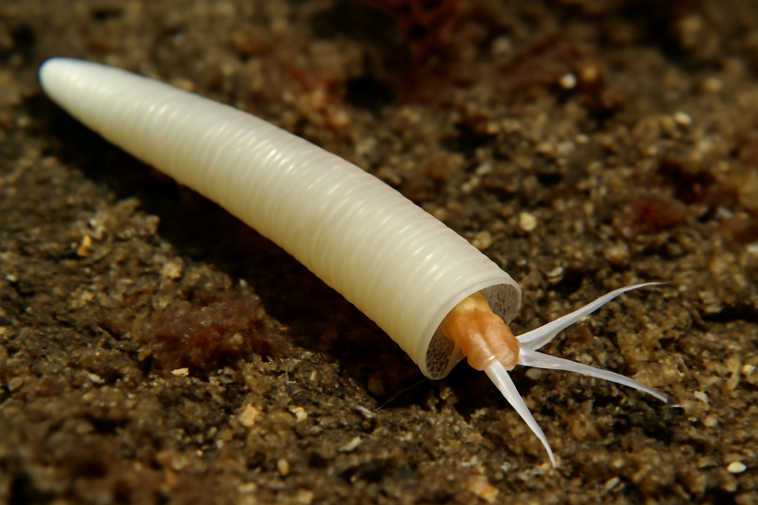 Sleek tusk shell