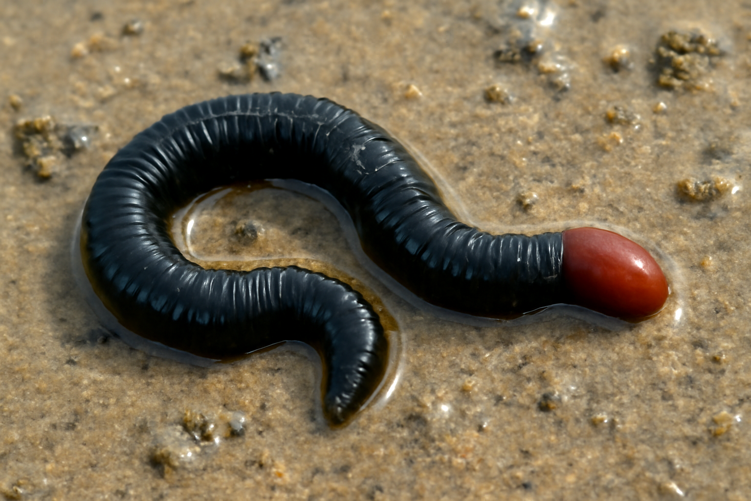 Black lugworm