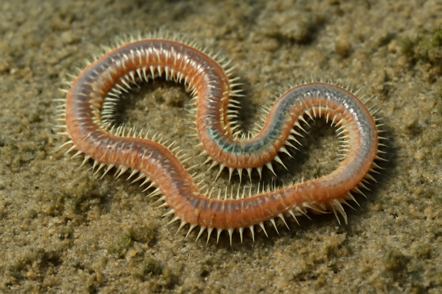 Barbed wire worm