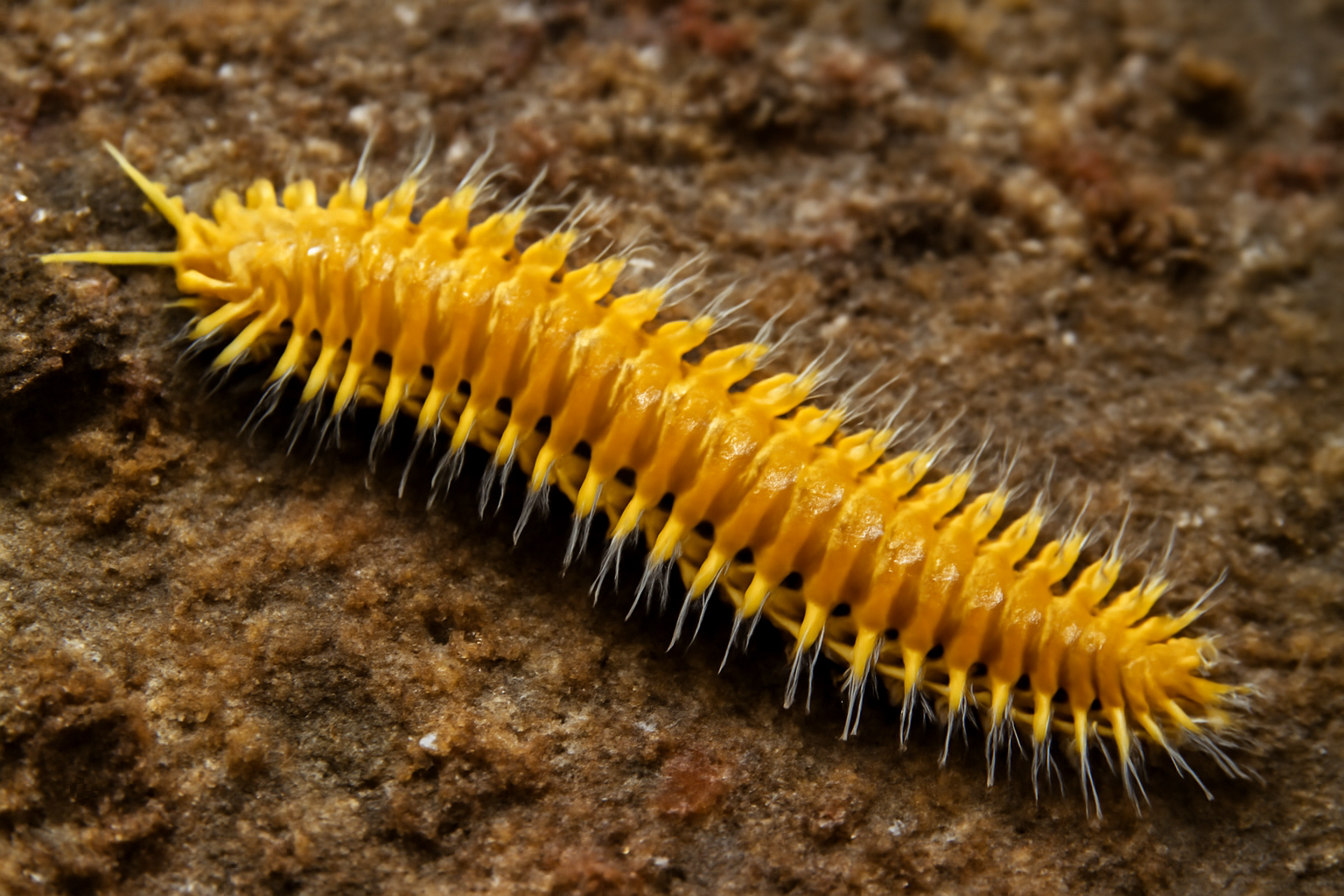 Yellow paddleworm
