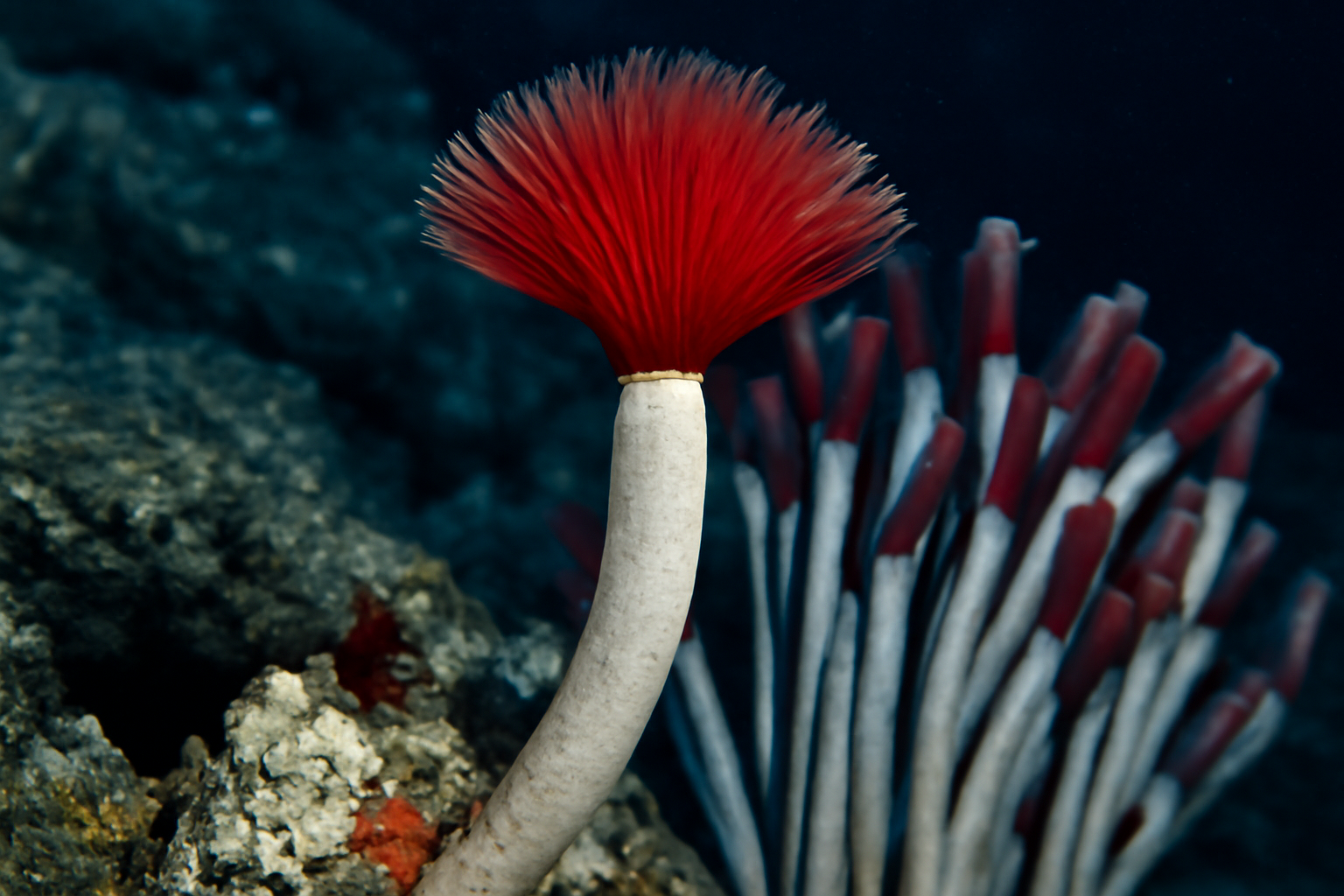 Riftia tube worm