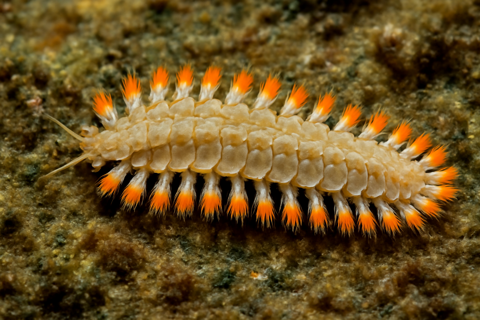 Orange-tipped Scale Worm