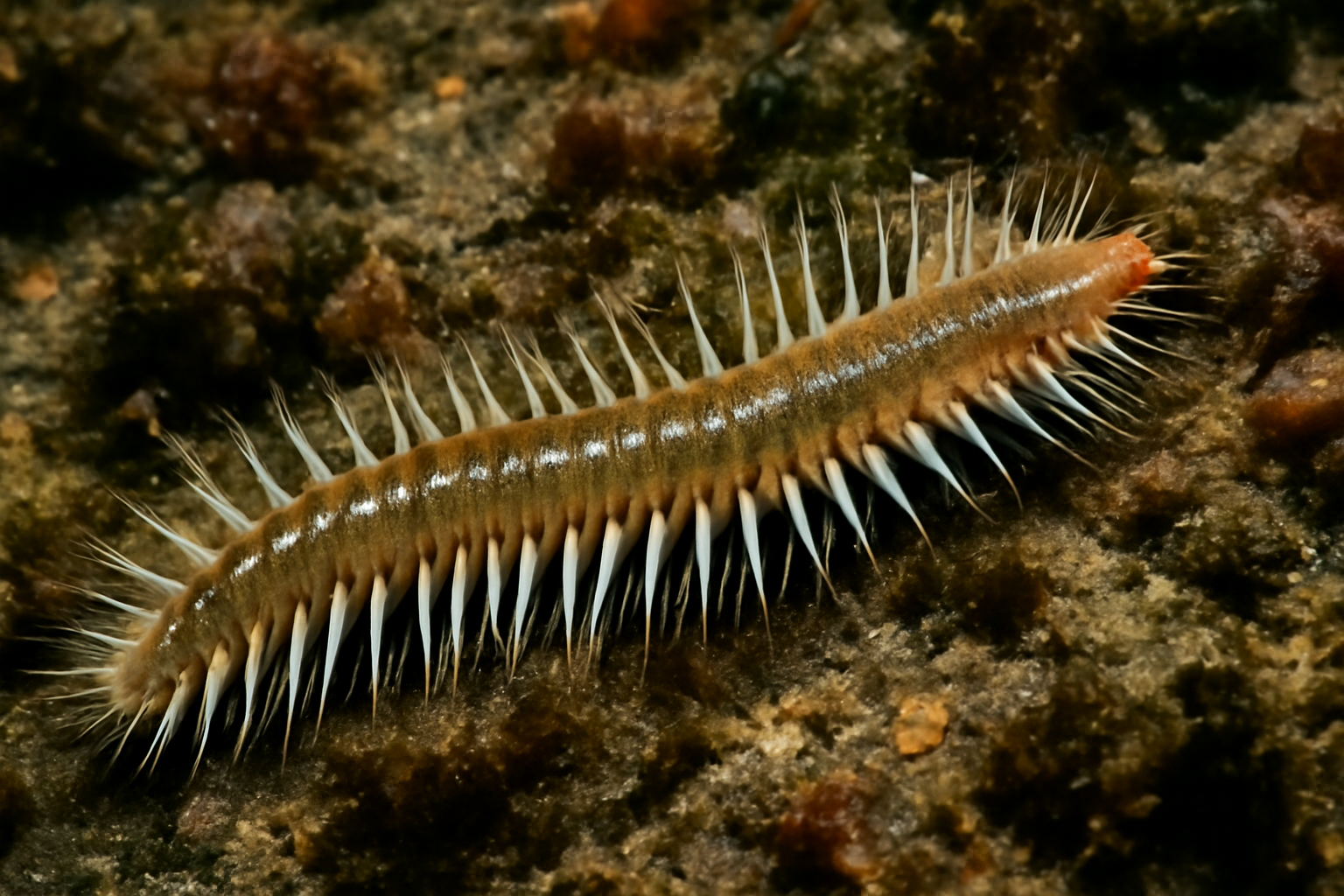 Long bristle worm