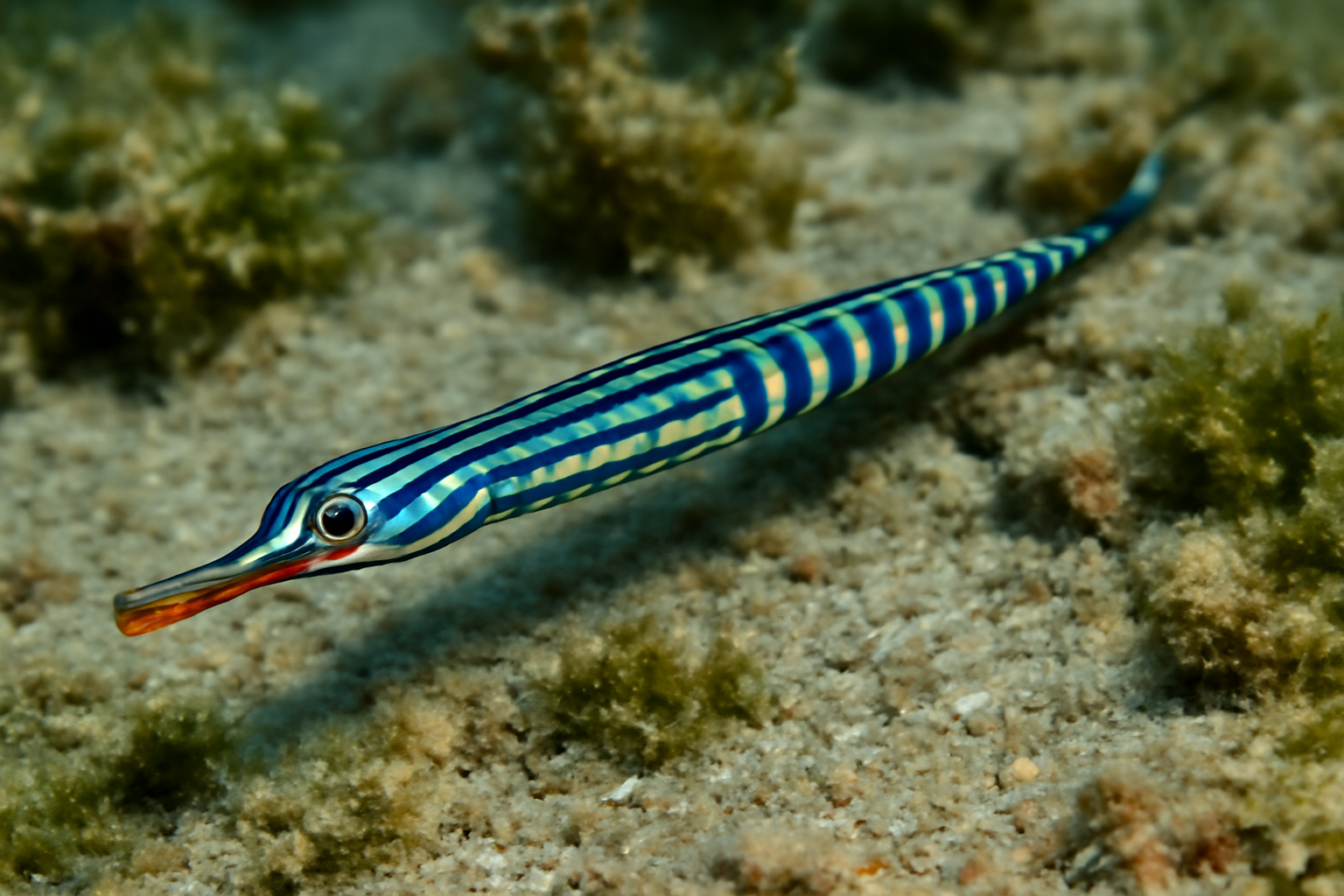 Blue-striped pipefish