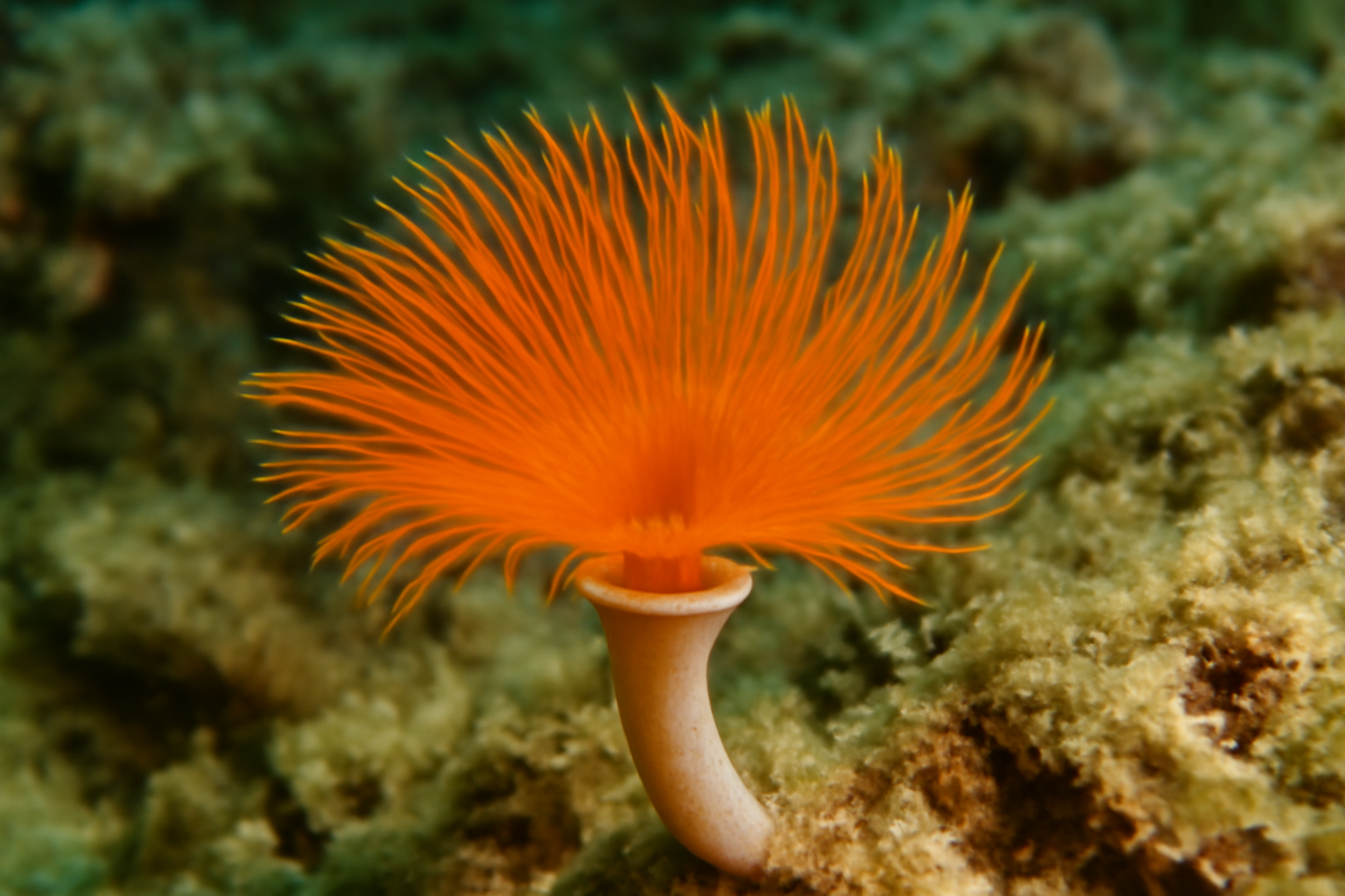 Orange Trumpet Worm