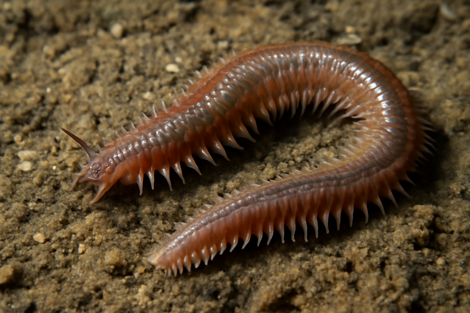 North Sea clam worm