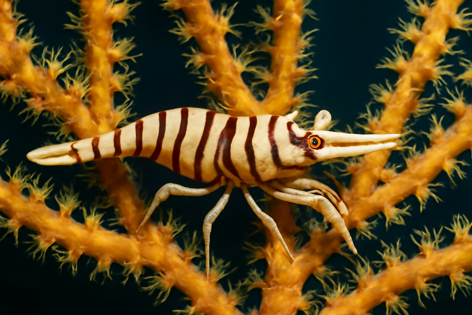 Striped Gorgonian Shrimp