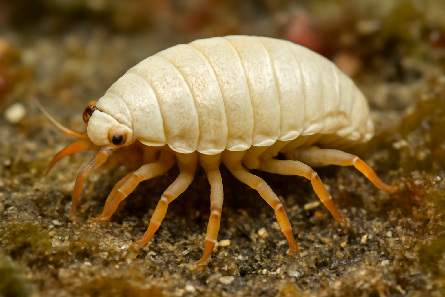 Parasitic bopyrid isopod