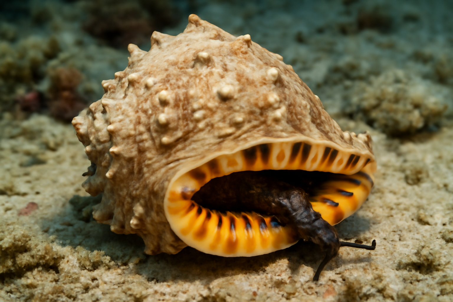Gold-mouth Frog Shell
