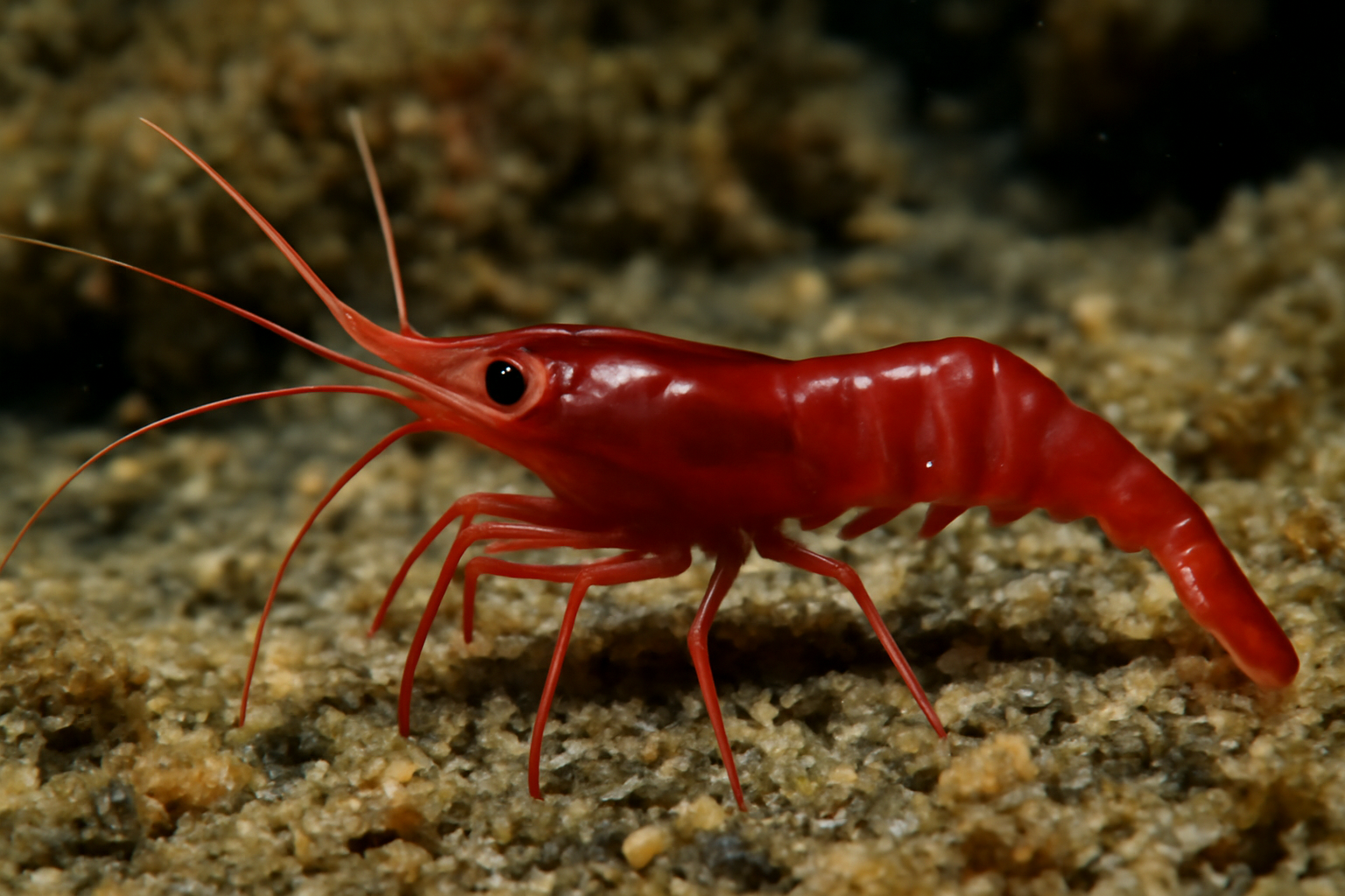 Reddish Glossy Shrimp