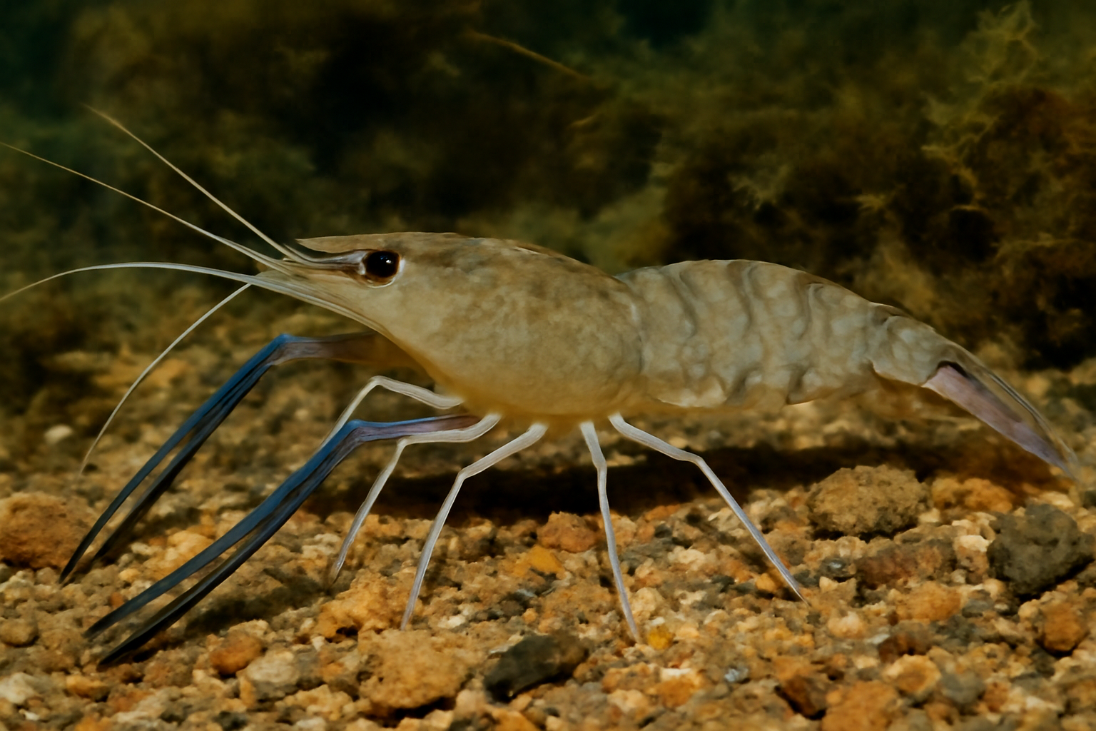 Long-clawed prawn