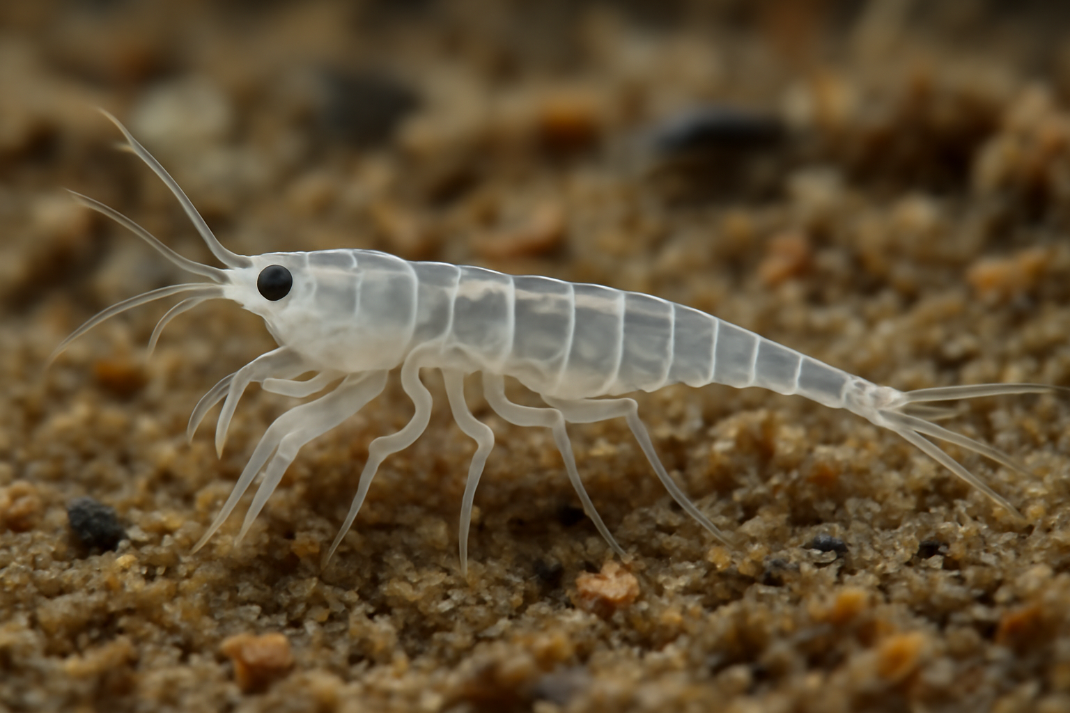 Transparent Longtail Tanaid