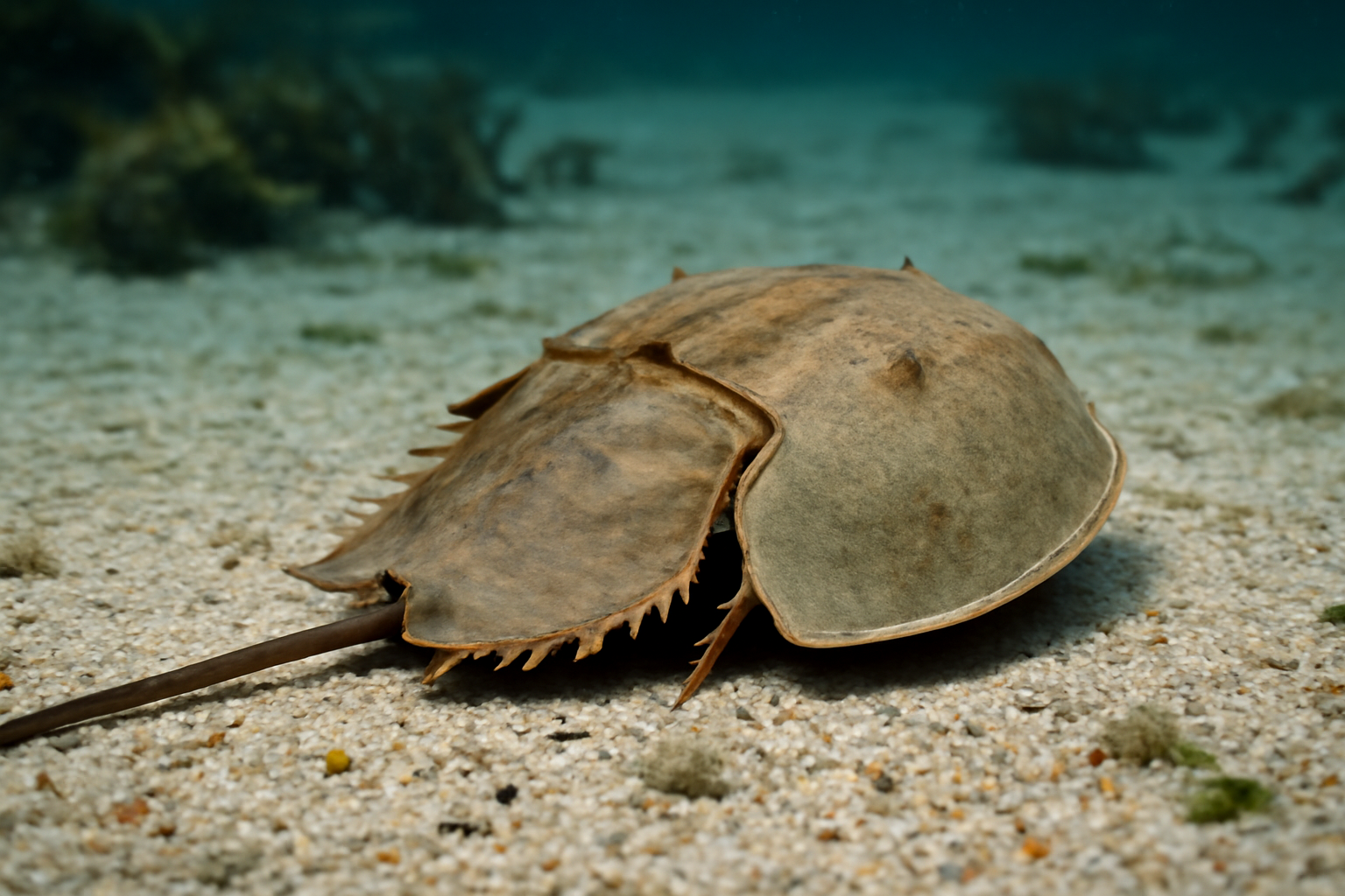 Tri-spine horseshoe crab