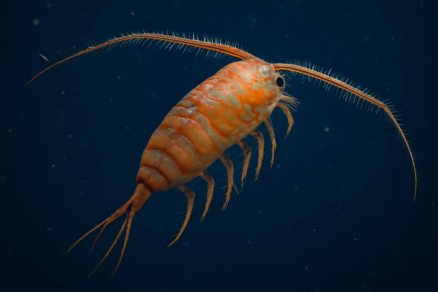 Large Antarctic copepod